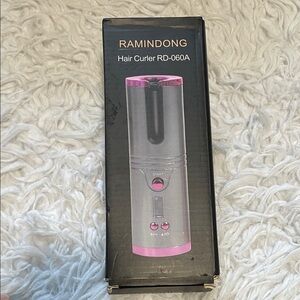 Pink and Gray Hair Curler